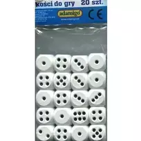 Žaidimo kauliukai Adamigo, 20 vnt.