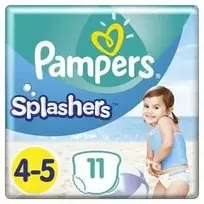Sauskelnės PAMPERS Pants Splashers, 4 dydis 9 - 15 kg, 11 vnt.