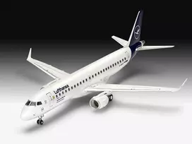 Revell Embraer 190 Lufthansa nauja livrea 1:144 plastikinis lėktuvo modelis