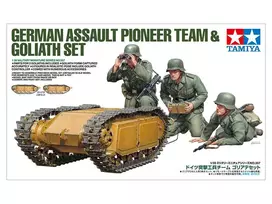 Tamiya Vokiečių šturmo pionierių būrys su Goliath, 1/35 (35357)