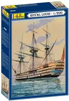 Heller Royal Louis burlaivio karo laivo surinkimo rinkinys 1/200 mastelis