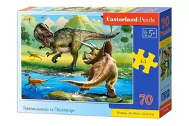 Castorland Dėlionė 70 vnt. - Dinozaurai