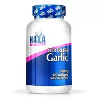 Haya Labs Odorless Garlic (Bekvapis česnakas) 120 kaps.