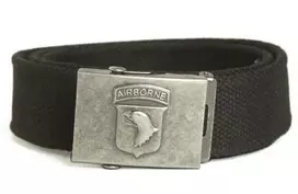 Mil-Tec Diržas AIRBORNE 40 mm, Juodas