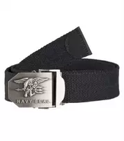 Mil-Tec US NAVY SEAL kelnių diržas, 38 mm, Juodas