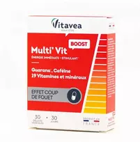 Prancūzija Vitavea Gvaraninės paulinijos ekstraktas, kofeinas +19 vitaminų ir mikroelementų, maisto papildas