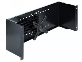 Laikiklis WYSIĘGNIK DO MONTAŻU MONITORA W SZAFACH RACK 19" 4U 10KG JUODA DELOCK