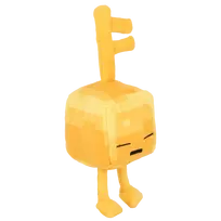 J!NX Minecraft Dungeons Happly Explorer Diamond Key Golem Plush
