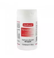 MEDICURA Maisto papildas RESVERATROL, 60 kaps.