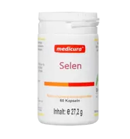 MEDICURA Maisto papildas selenas, 60 kaps.