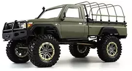 Amewi Amewi AMXRock RCX10PS šliaužiojimo pikapas, karinis, žalias, 1:10, RTR, gra