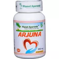 Ayumi Naturals Plikasis viršūklis Arjuna, ekologiškas, Planet Ayurveda, 60 kapsulių
