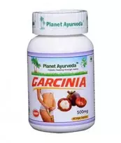 Ayumi Naturals Briaunuotoji kambodžinė garcinija Garcinia, ekologiška, Planet Ayurveda, 60 kapsulių