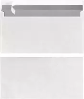Herlitz vokai DL hk hfr balti su vidine spauda, 25 vnt.