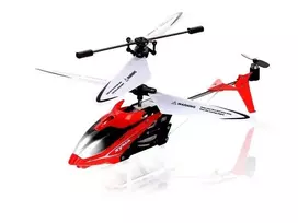 SYMA S5 Helicopter with gyro stabilizer / LED / Raudona