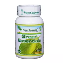 Ayumi Naturals Žaliosios esencijos Žalias Essentials, Planet Ayurveda, 60 kapsulių