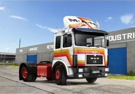 Italeri MAN F8 19.321 4x2 sunkvežimis 1/24 plastikinis modelis