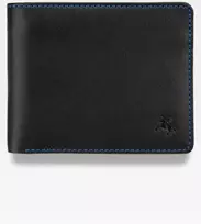 Vyriška odinė piniginė Visconti SP61 su RFID apsauga, juoda