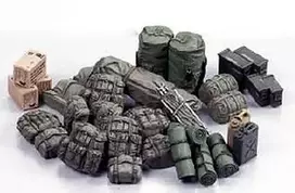 Tamiya Šiuolaikinės JAV kariuomenės ekipuotės rinkinys 1/35 (35266)