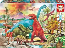 Educa dėlionė 100 vnt. - Dinozaurai