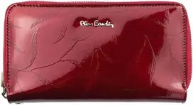 Pierre Cardin Didelė Moteriška Piniginė 02 LEAF 119/Raudona