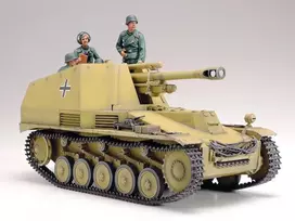 Tamiya Wespe – vokiečių savaeigė haubica 1/35, plastikinis modelis 35358