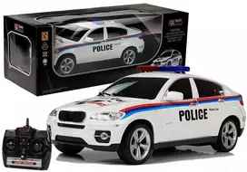 Lean Toys Policijos automobilis su nuotolinio valdymo pultu 1:14