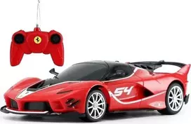 Radijo bangomis valdomas automobilis Ferrari raudonas