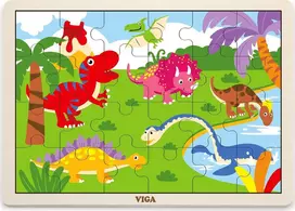 Viga Dėlionė 24 vnt. - Dinozaurai