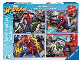 Ravensburger Dėlionė 4x100 vnt. - Žmogus-voras
