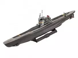 Revell Vokiečių povandeninis laivas Type VII C/41 dovanų rinkinys 1/350 (65154)