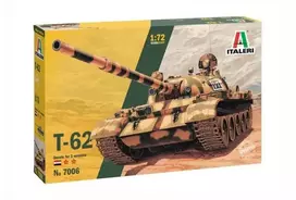 Italeri T-62 tanko modelis 1/72 plastikinis surenkamas rinkinys