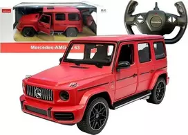 Raudonas Mercedes G63 nuotolinio valdymo automobilis