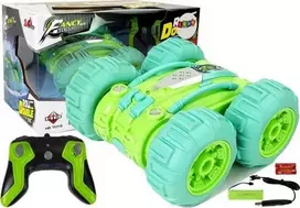 Lean Toys Radijo bangomis valdomas automobilis Amphibious žalias