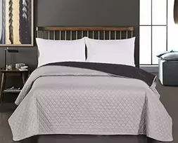 DecoKing Lovatiesė 170 × 270 cm, pilka