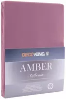 DecoKing Paklodė su guma 180-200x200+30 PLUM