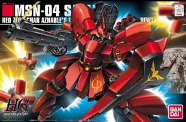 Bandai HGUC Sazabi MSN-04 1/144 Gunpla plastikinis modelis