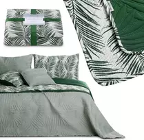 AmeliaHome Lovatiesė 200 × 220 cm, butelkine žalia