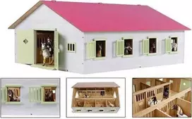 Hipo Farma Medinė arklidė. 7 dėžės 72,5x60x37,5 cm 610189 44941