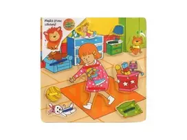 Dėlionė Top Bright Į viršų Bright - Suvarstomos merginos kambarys
