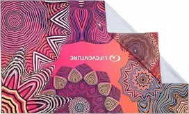 Kelioninis rankšluostis Lifeventure Soft Fibre Mandala - Giant