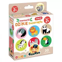 Dėlionė CzuCzu Memorki WILD ANIMALS atminties žaidimas ZA4046