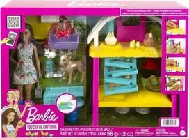 Barbie Mattel Džiaugsmingų viščiukų lėlių Barbė rinkinys HGY88