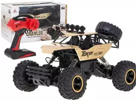 Ikonka RC automobilis Rock Crawler 1:12 4WD METAL aukso spalvos