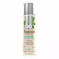 System Jo Sistema JO - Naturals Massage Oil Peppermint & Eucalyptus 120 ml