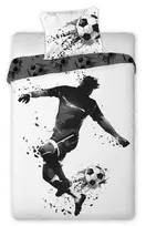 Faro Futbolininko jaunimo patalynės komplektas 140x200cm + pagalvė 70x90cm