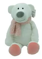 Tulilo Maskotka Pliušinis meškiukas Kamil su rožiniais aksesuarais 35 cm