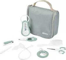 Beaba rinkinys kūdikių priežiūrai, 9 priedai, spalva: sage green