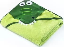 Sensillo rankšluostis su gobtuvu "Water Friends" - Krokodilas, žalios spalvos