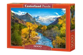Castorland Dėlionė 3000 vnt. - Ruduo Siono nacionaliniame parke, JAV